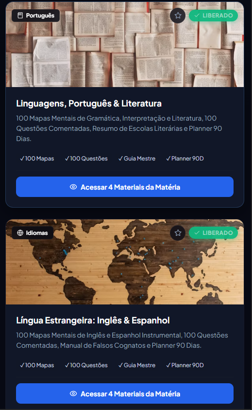 Módulos de Linguagens e Idiomas